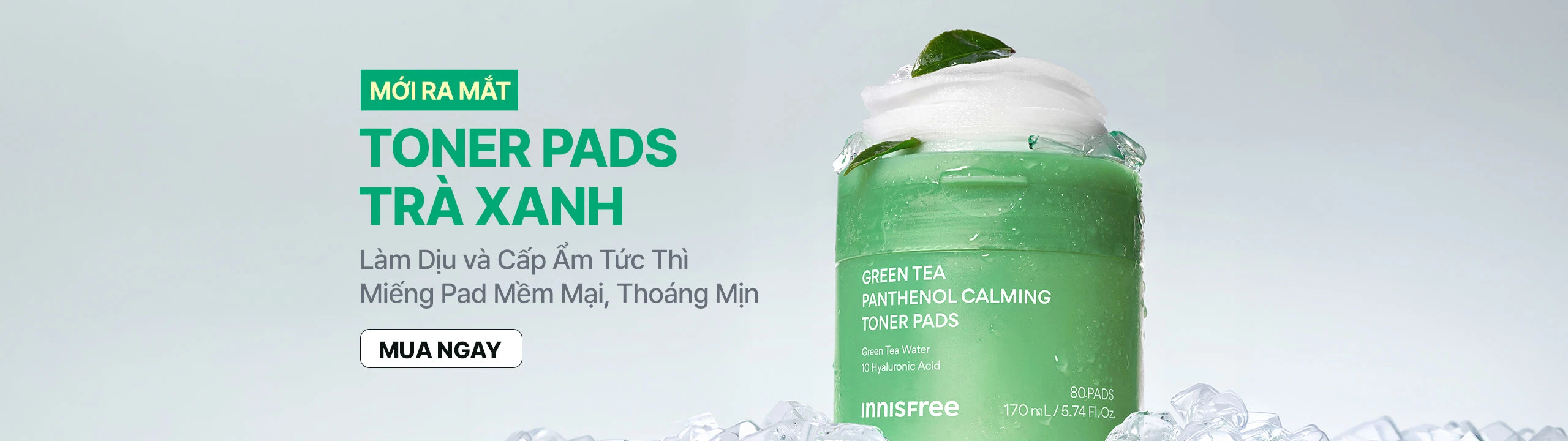 INNISFREE Green Tea Calming Toner Pads