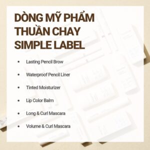 Chì kẻ mày thuần chay lâu trôi INNISFREE Simple Label Lasting Pencil
