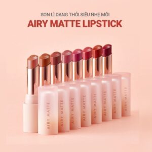 Son lì dạng thỏi siêu nhẹ môi INNISFREE Airy Matte Lipstick 3.5g
