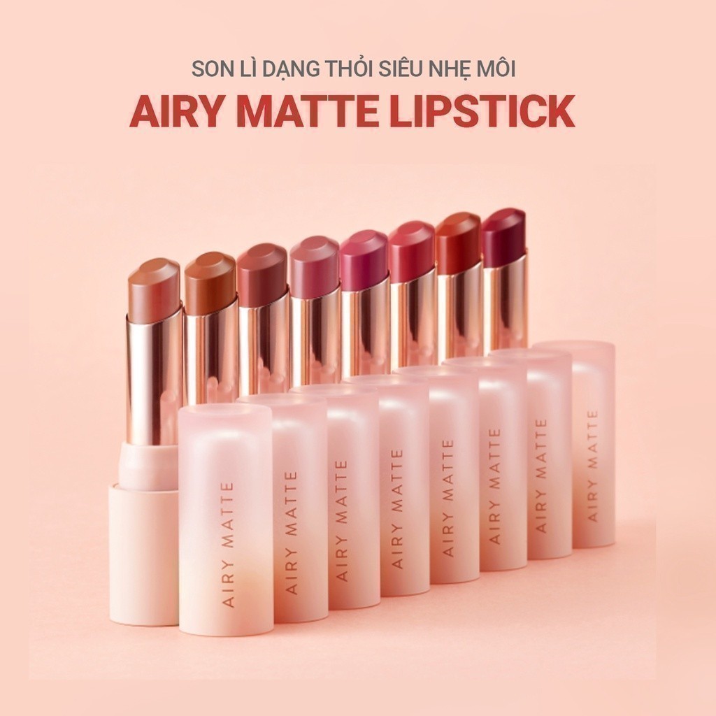 Hiệu quả chăm sóc da vượt trội của INNISFREE Airy Matte Lipstick