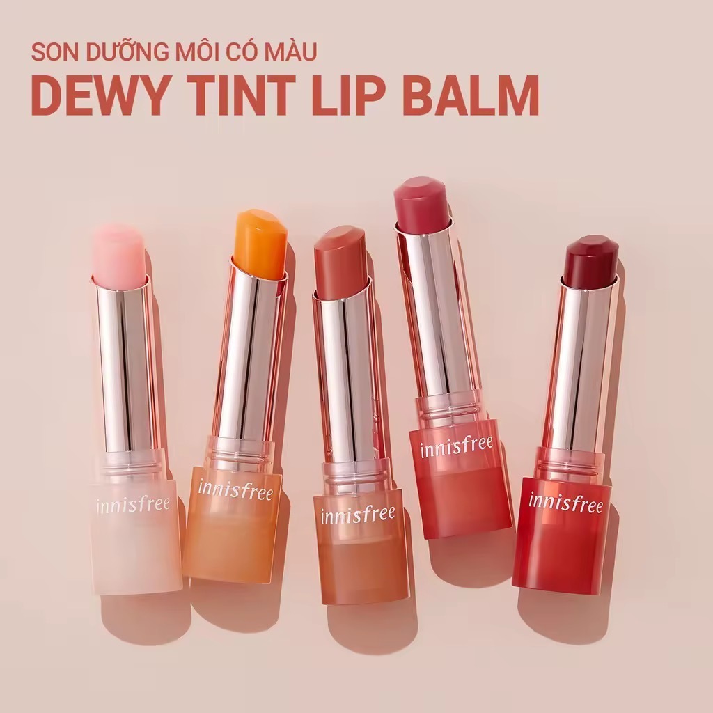 Hiệu quả chăm sóc da vượt trội của INNISFREE Dewy Tint Lip Balm