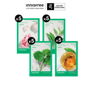 INNISFREE x Bộ 20 Mặt nạ giấy dưỡng da Hàn Quốc INNISFREE Energy Mas