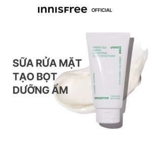 Bộ đôi làm sạch & cấp ẩm Sữa rửa mặt INNISFREE GreenTea Amino Cl