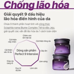 Kem dưỡng ngăn ngừa lão hóa chuyên sâu INNISFREE Perfect 9 Intensive