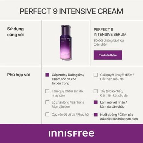 Kết cấu mềm mịn của INNISFREE Perfect chính hãng