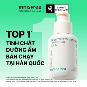 INNISFREE x Bộ đôi Serum trà xanh cấp ẩm sâu phục hồi da, với Probio