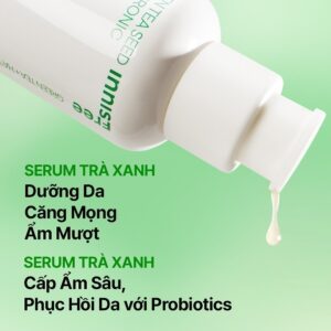 INNISFREE x Bộ đôi Serum trà xanh cấp ẩm sâu phục hồi da, với Probio