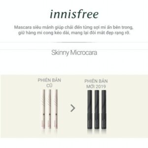 Mascara chải mi siêu mảnh INNISFREE Skinny Microcara 3.5g