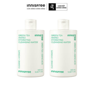 Bộ 2 Nước tẩy trang dưỡng ẩm INNISFREE Green Tea Amino Cleansing Wat