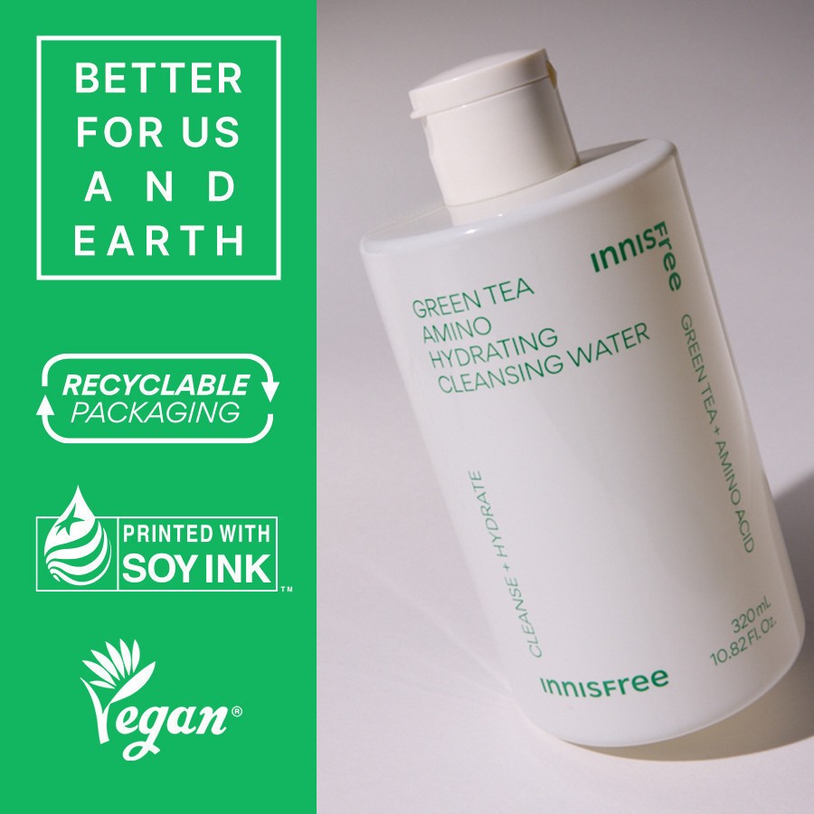 Hiệu quả chăm sóc da vượt trội của Innisfree Green Tea Amin