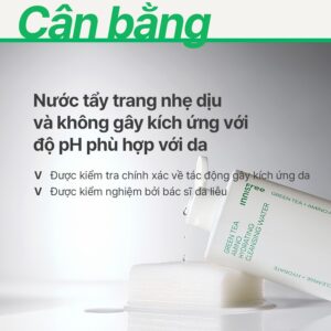 Bộ 2 Nước tẩy trang dưỡng ẩm INNISFREE Green Tea Amino Cleansing Wat