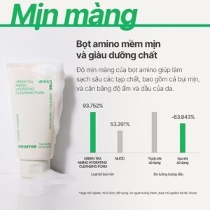 INNISFREE x Bộ 2 Sữa rửa mặt làm sạch và cấp ẩm từ trà xanh INNISFRE