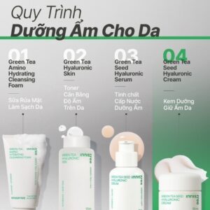 (Quà tặng không bán) Kem dưỡng ẩm trà xanh INNISFREE Green Tea Seed