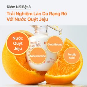 INNISFREE x Serum Vitamin C sáng da, mờ thâm mụn INNISFREE Green Tea