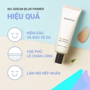 Kem lót kiềm dầu làm mịn lỗ chân lông INNISFREE No Sebum Blur Primer