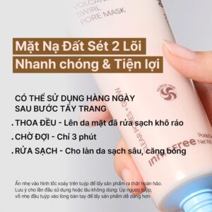 Mặt nạ đất sét lốc xoáy 2 lõi thế hệ mới INNISFREE VOLCANIC SWIRL PO