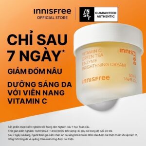INNISFREE Live Kem dưỡng Vitamin C sáng da mờ thâm dạn