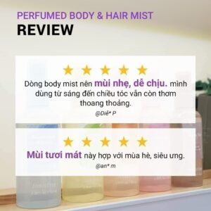 Xịt thơm toàn thân INNISFREE Perfumed Body & Hair Mist 100ml (Ne