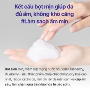 Sữa rửa mặt Blueberry làm sạch, cân bằng dầu và độ ẩm INNISFREE Blue
