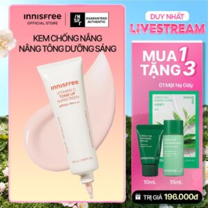 INNISFREE x KOL Kem chống nắng Vitamin C nâng tông sáng da SPF 50+ PA