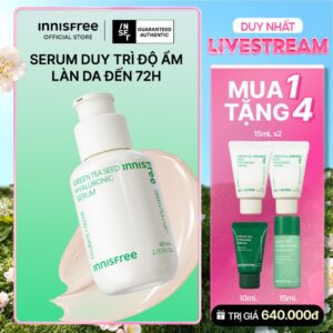 INNISFREE x Serum trà xanh cấp ẩm sâu phục hồi da, với Probiotics INN