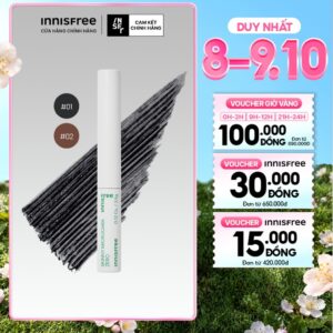 Mascara chải mi siêu mảnh chống trôi INNISFREE Skinny Microcara Zero