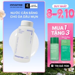 Nước cân bằng dành cho da mụn INNISFREE Bija Trouble Toner 170ml