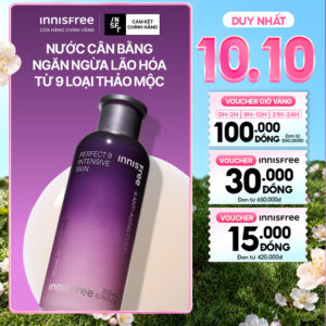 Nước cân bằng ngăn ngừa lão hóa chuyên sâu INNISFREE Perfect 9 Intens