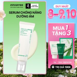 Serum chống nắng dưỡng ẩm từ Trà Xanh SPF50+ PA ++++ 50ML