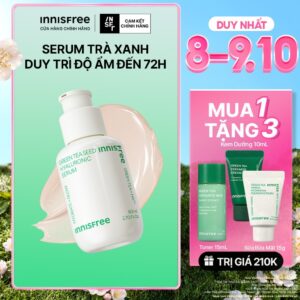 Serum trà xanh cấp ẩm sâu phục hồi da, với Probiotics INNISFREE Green