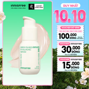 Serum trà xanh cấp ẩm sâu phục hồi da, với Probiotics INNISFREE Gree