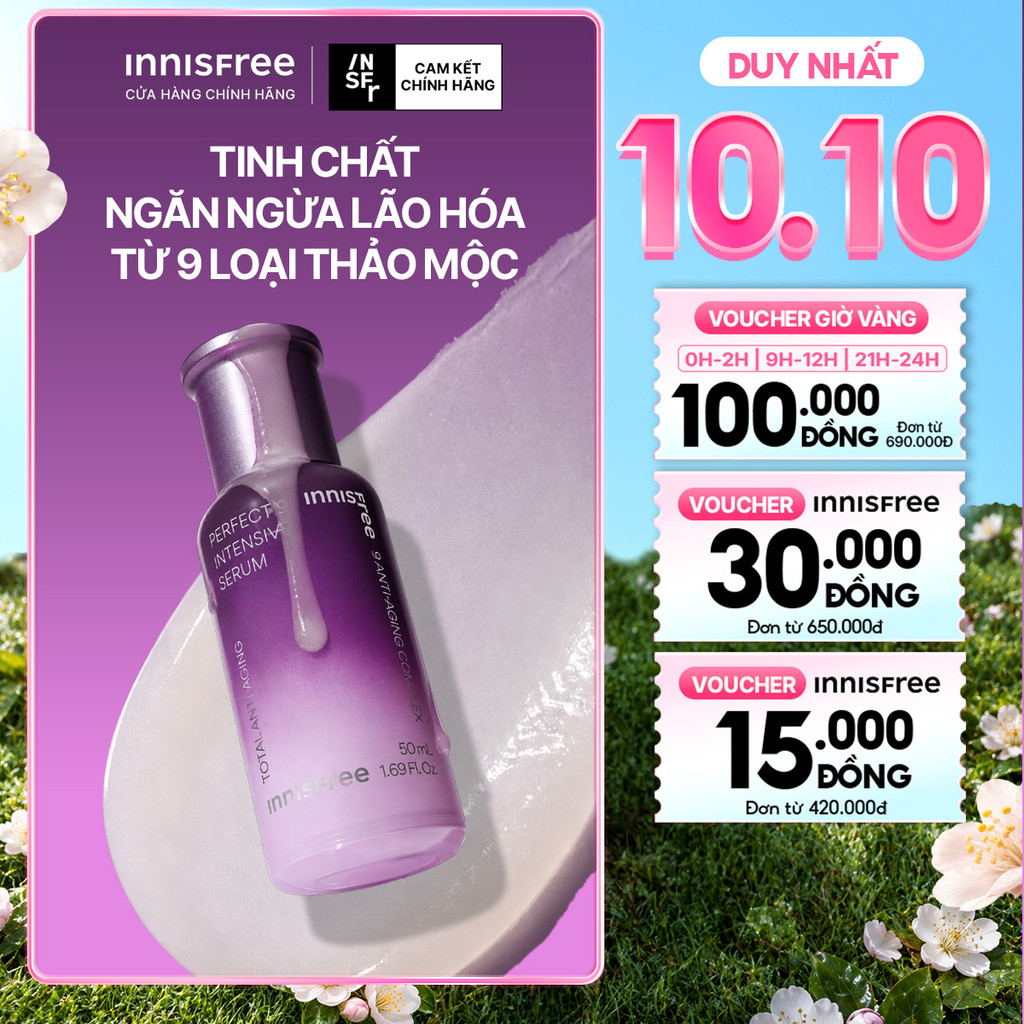 Tinh chất ngăn ngừa lão hóa chuyên sâu INNISFREE Perfect 9 Intensive Serum 50ml